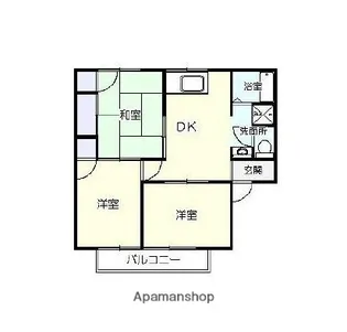 サンモール今井【2階】の間取り
