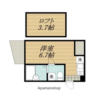 アザレア湘南【1階】の間取り