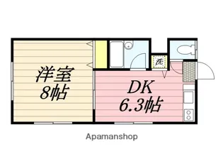 スクイレル極楽寺【1階】の間取り