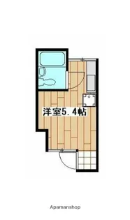 1Rの間取り画像