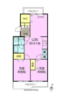 第2豊ロイヤルマンション【2階】の間取り