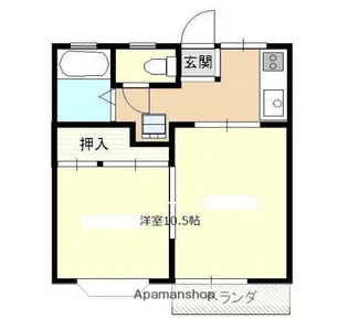 第二ハイム浅井【2階】の間取り