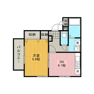 共和ボックス【2階】の間取り