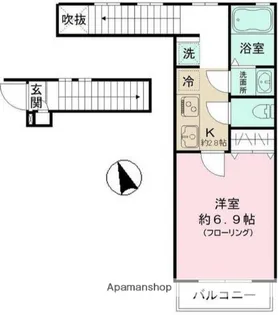 デザインコート鎌倉【2階】の間取り