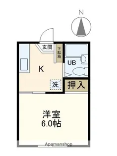 アーバンライフ榊原【1階】の間取り