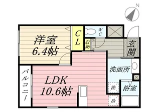 ルミナスローズ湘南台【1階】の間取り