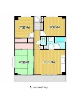 第二藤ビル【4階】の間取り