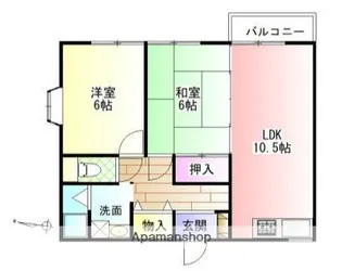 メゾン萩郷【2階】の間取り