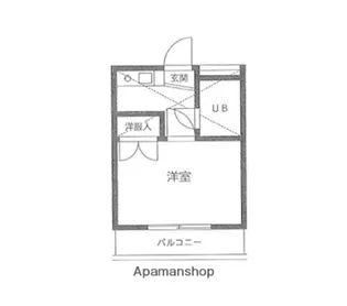 パレス杉田Ⅰ【1階】の間取り