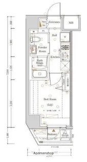 LOG横浜駅東【9階】の間取り