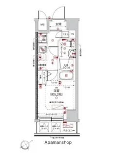 クラリッサ新綱島【3階】の間取り