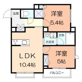 QUALISTA TANA【2階】の間取り
