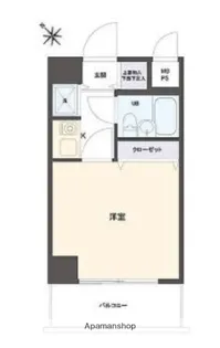 クリオ横須賀中央壱番館【4階】の間取り