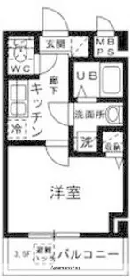YAMATE【5階】の間取り