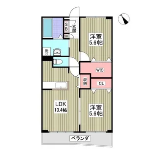 リュミエール・ガーデン【3階】の間取り