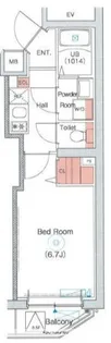 エストゥルースプラス川崎【1階】の間取り