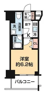 ガレリアレジデンス石川町【10階】の間取り