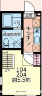 LA CHIC【1階】の間取り