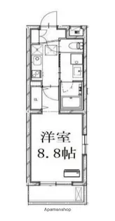グレイスフラット【1階】の間取り