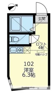 ユナイト衣笠フォルカオの杜【1階】の間取り