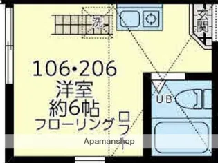 ユナイト新横浜トーマス・グラバー【2階】の間取り