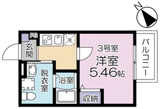 セレーナ神之木町【1階】の間取り