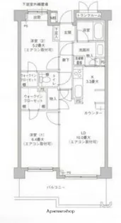 セブン フィールド【3階】の間取り