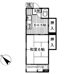 古登仁喜荘【1階】の間取り