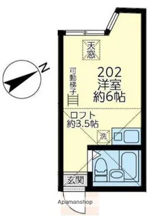 ユナイト港南サイレンスター【2階】の間取り