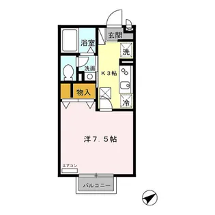 モンターニャ【1階】の間取り