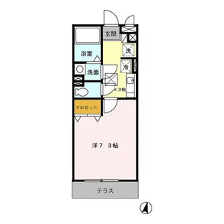 ヴィオレ南町田【1階】の間取り