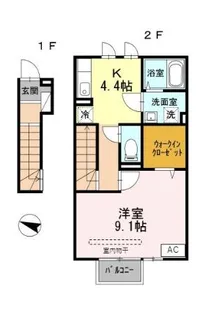 アーク・ヒルズ【2階】の間取り