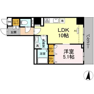 GRAND SOLEIL【3階】の間取り