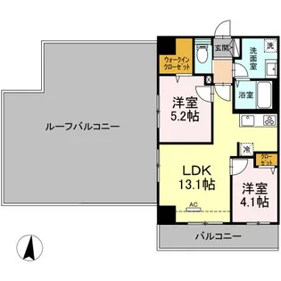 GRAND SOLEIL【5階】の間取り