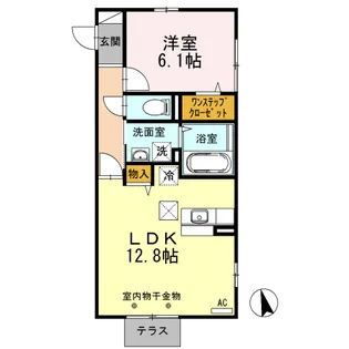 ファインセジュール【1階】の間取り