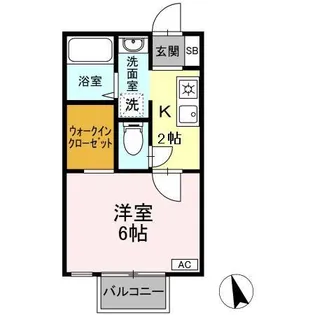 グランメール【2階】の間取り