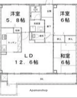 プライムガーデン湘南藤沢【2階】の間取り