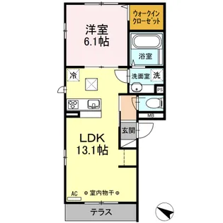 レクエルドK【1階】の間取り