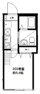 MINERUMO SEYA【2階】の間取り