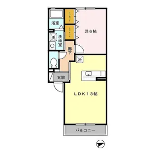 プリーマヴェール B【2階】の間取り