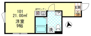 AIR COURT【1階】の間取り