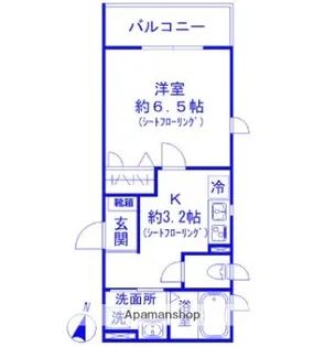 ミエーユ横濱元町【1階】の間取り