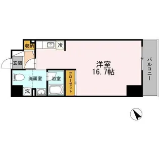 ジェイ・エス・ティ横浜東【6階】の間取り