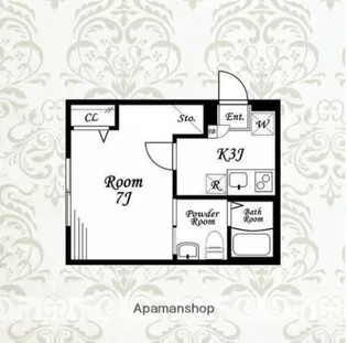 ミネット桜ヶ丘【1階】の間取り