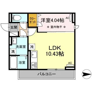 花ーHANAーさがみ野【3階】の間取り