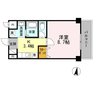 サンヒルズ【2階】の間取り