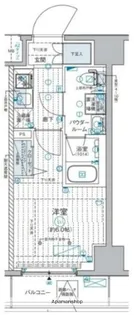 GENOVIA西横浜【3階】の間取り