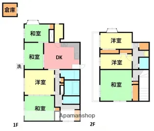 神奈川県伊勢原市善波【一戸建】の間取り
