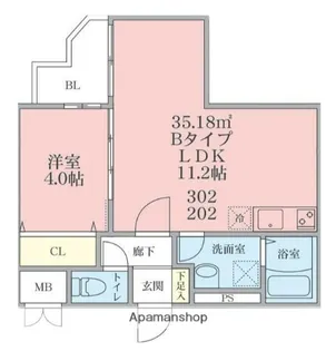 TALIESIN FD【2階】の間取り