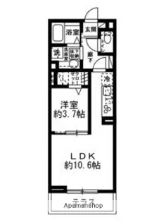 グラーティア相模原【1階】の間取り